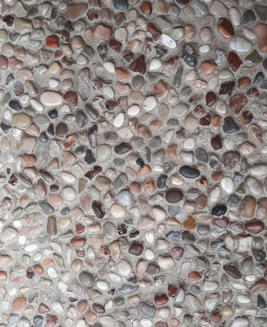 seeding exposed finish